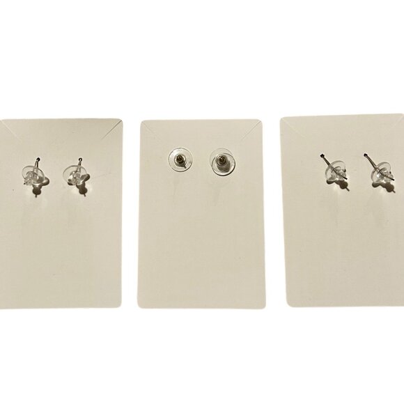 3 Pair - Tropical Earrings For Pierced Ears:‎ Flip Flop Mermaid & Turtle Designs - Picture 5 of 6